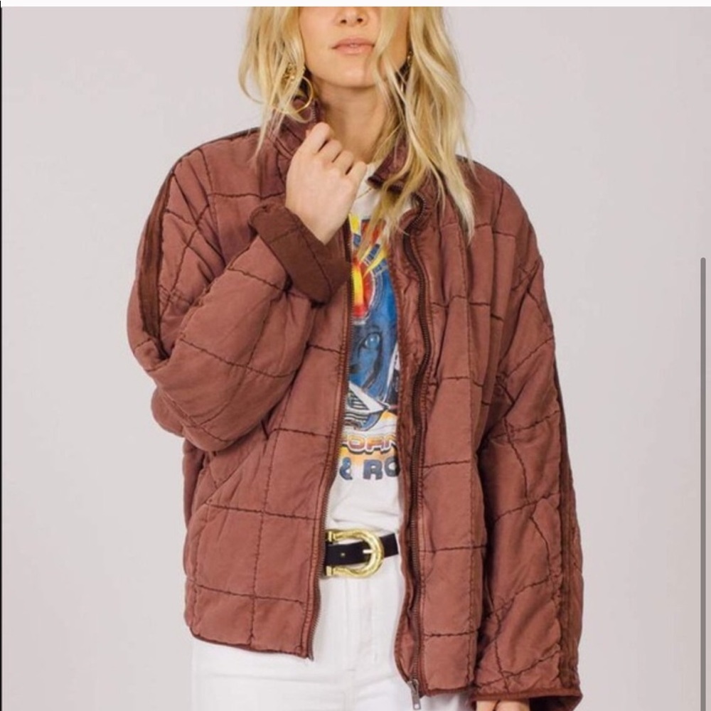 ***ISO**** Free People dolman quilted jacket - Picture 2 of 5